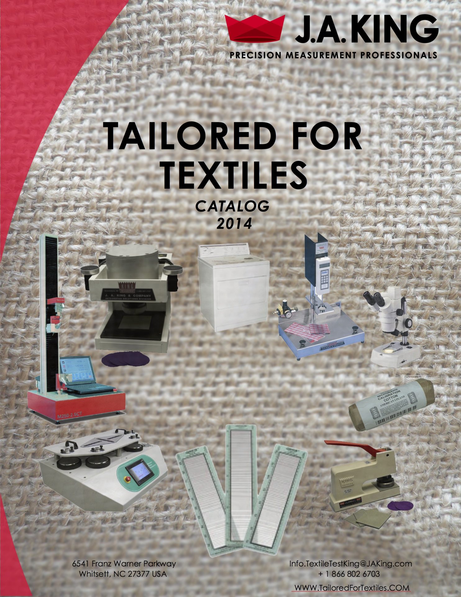 📐Fabric and Garment Testing Equipment J.A. King